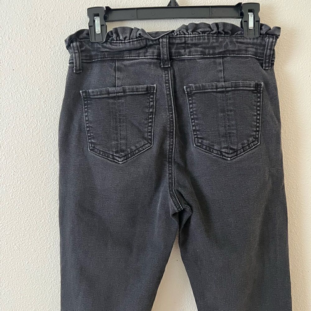 ASHLEY MASON Paperbag High Rise Denim Jeans size 9 - Picture 6 of 7